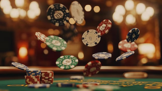 Live blackjack table with professional dealer and player interface